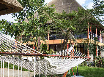 Five Volcanoes Boutique Hotel: Hängematte