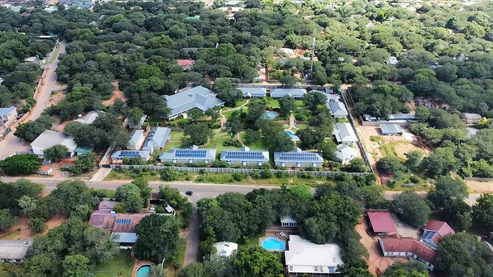 Pioneers Victoria Falls: Lage im Wohngebiet Pioneers Victoria Falls: Lage im Wohngebiet