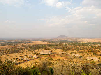 Kubu Kubu Tented Camp: Blick auf Kubu Kubu