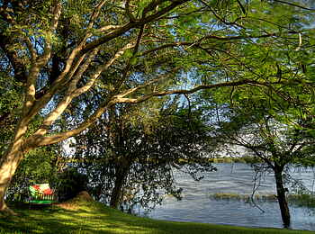 Kubu Lodge: Sofa im Garten Kubu Lodge: Sofa im Garten