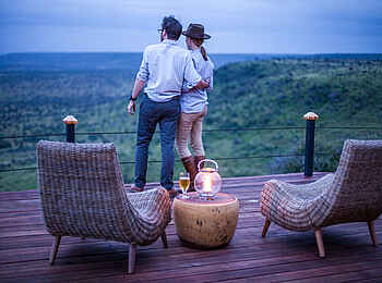 Loisaba Tented Camp: Aussichtsterrasse Loisaba Tented Camp: Aussichtsterrasse