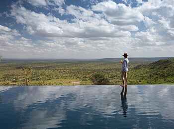 Loisaba Tented Camp: Infinity-Pool Loisaba Tented Camp: Infinity-Pool