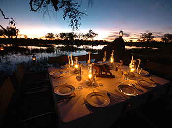 Macatoo Camp: Abendessen am Wasser