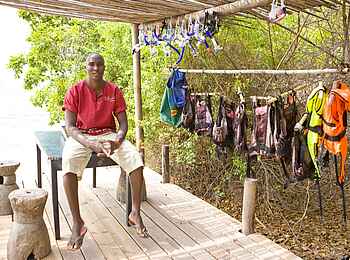 Mumbo Island Camp: Tauchstation