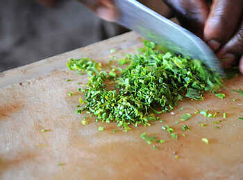 Mwagusi Safari Camp: Frische Kräuter