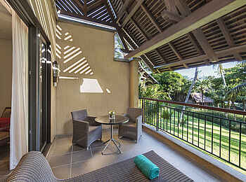 Trou Aux Biches Beachcomber Golf Resort & Spa: Family Suite Balkon Trou Aux Biches Beachcomber Golf Resort & Spa: Family Suite Balkon