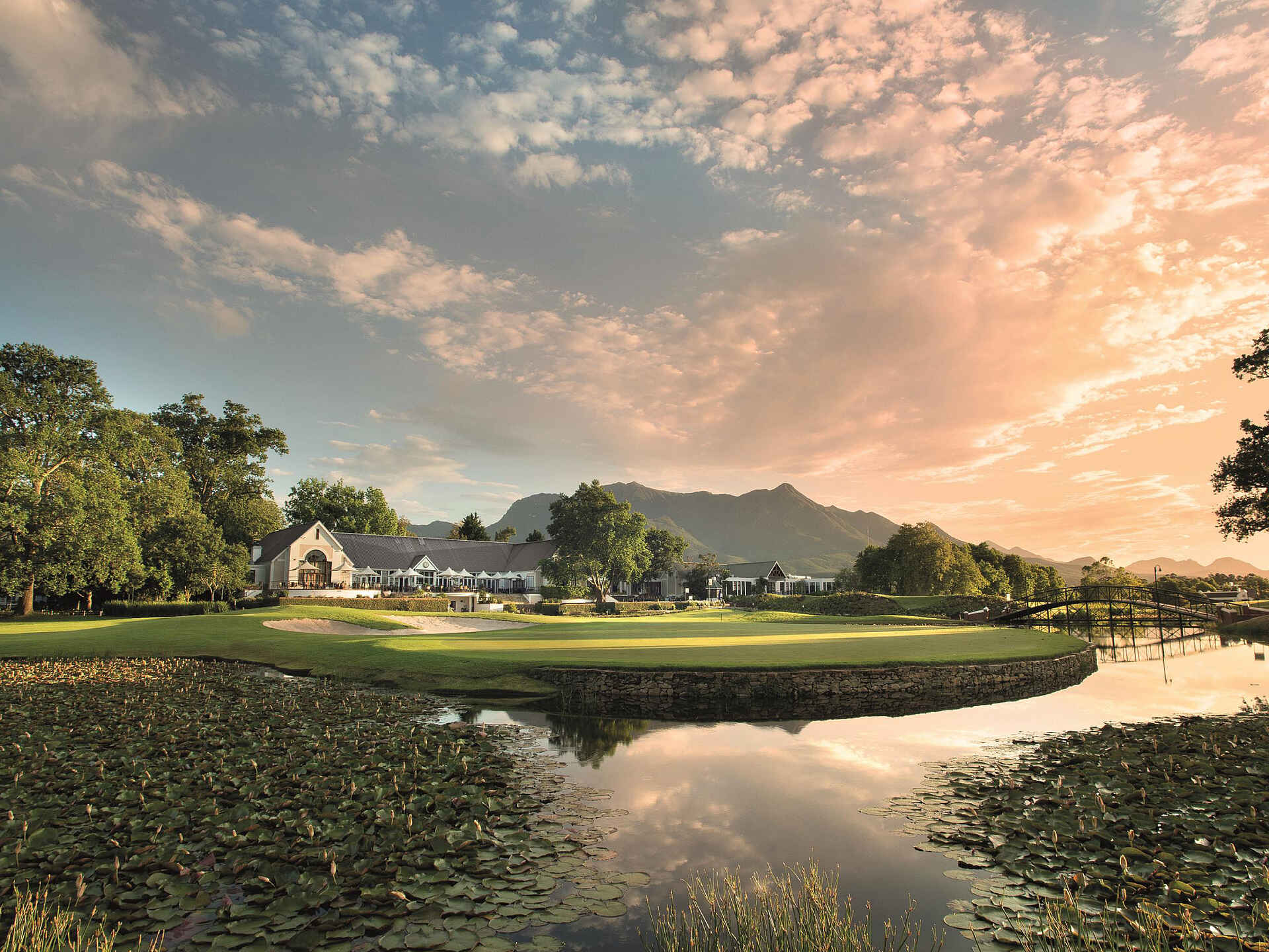 Fancourt: Blick über das weitläufige Hotelgelände