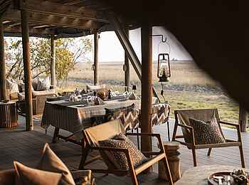 King Lewanika Lodge: In der Lounge King Lewanika Lodge: In der Lounge