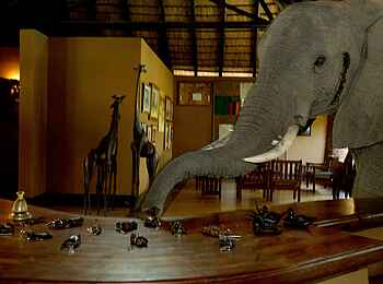 Mfuwe Lodge: Schlüsselausgabe