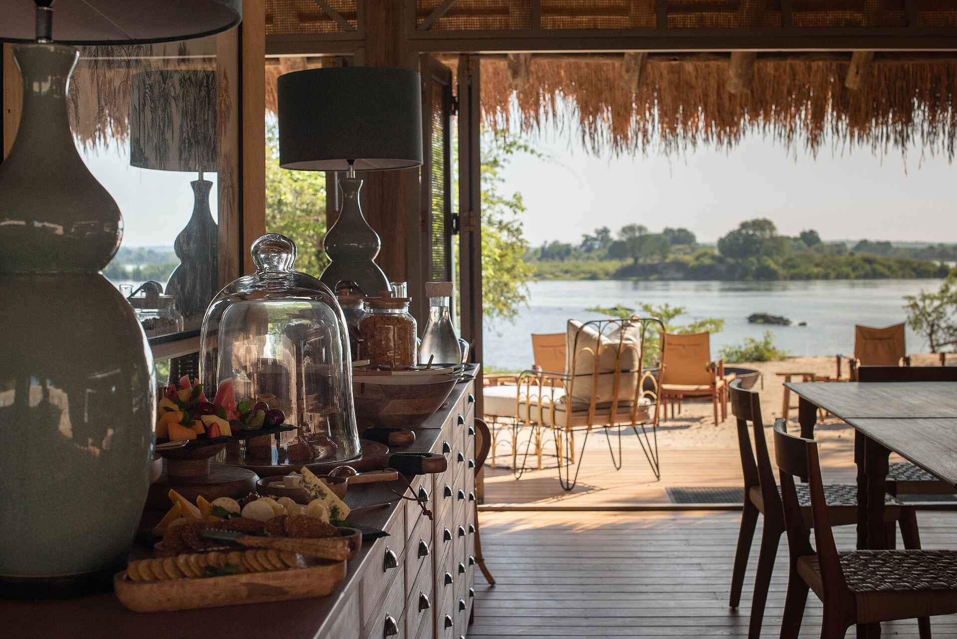 Mpala Jena Camp: Frühstücksbuffet