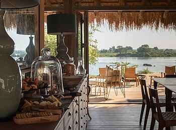 Mpala Jena Camp: Frühstücksbuffet Mpala Jena Camp: Frühstücksbuffet