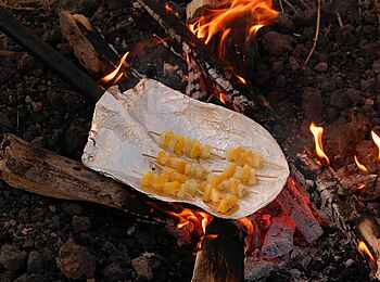 Shumba Camp: Snack im Busch Shumba Camp: Snack im Busch