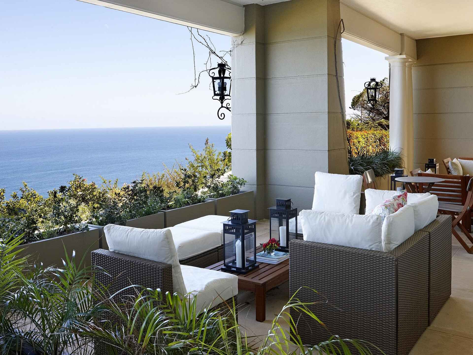 21 Nettleton Boutique Hotel: Blick von der Terrasse