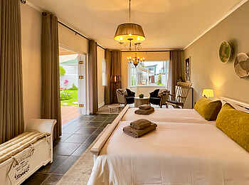 Brigadoon Boutique Guesthouse: Blick in ein Gästezimmer Brigadoon Boutique Guesthouse: Blick in ein Gästezimmer