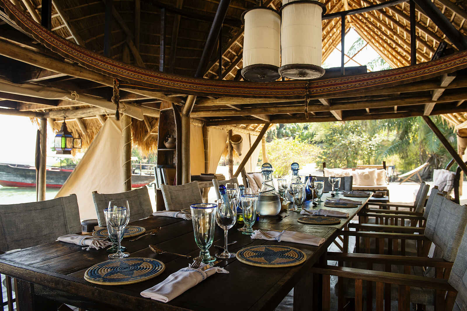 Greystoke Mahale Lodge: Lunch Greystoke Mahale Lodge: Lunch