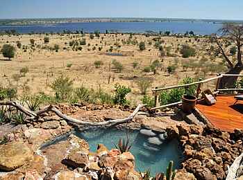 Ngoma Safari Lodge: Blick auf den Fluss Ngoma Safari Lodge: Blick auf den Fluss