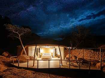 Onduli Ridge Camp: Nachtstimmung