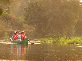Royal Zambezi Lodge: Kanu-Safari