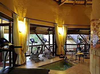 David Livingstone Safari Lodge: Crossgeräte und Laufband David Livingstone Safari Lodge: Crossgeräte und Laufband