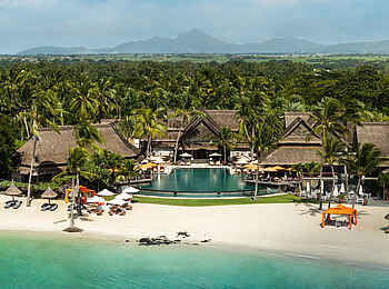 Constance Prince Maurice: Strand vor dem Hotel Constance Prince Maurice: Strand vor dem Hotel