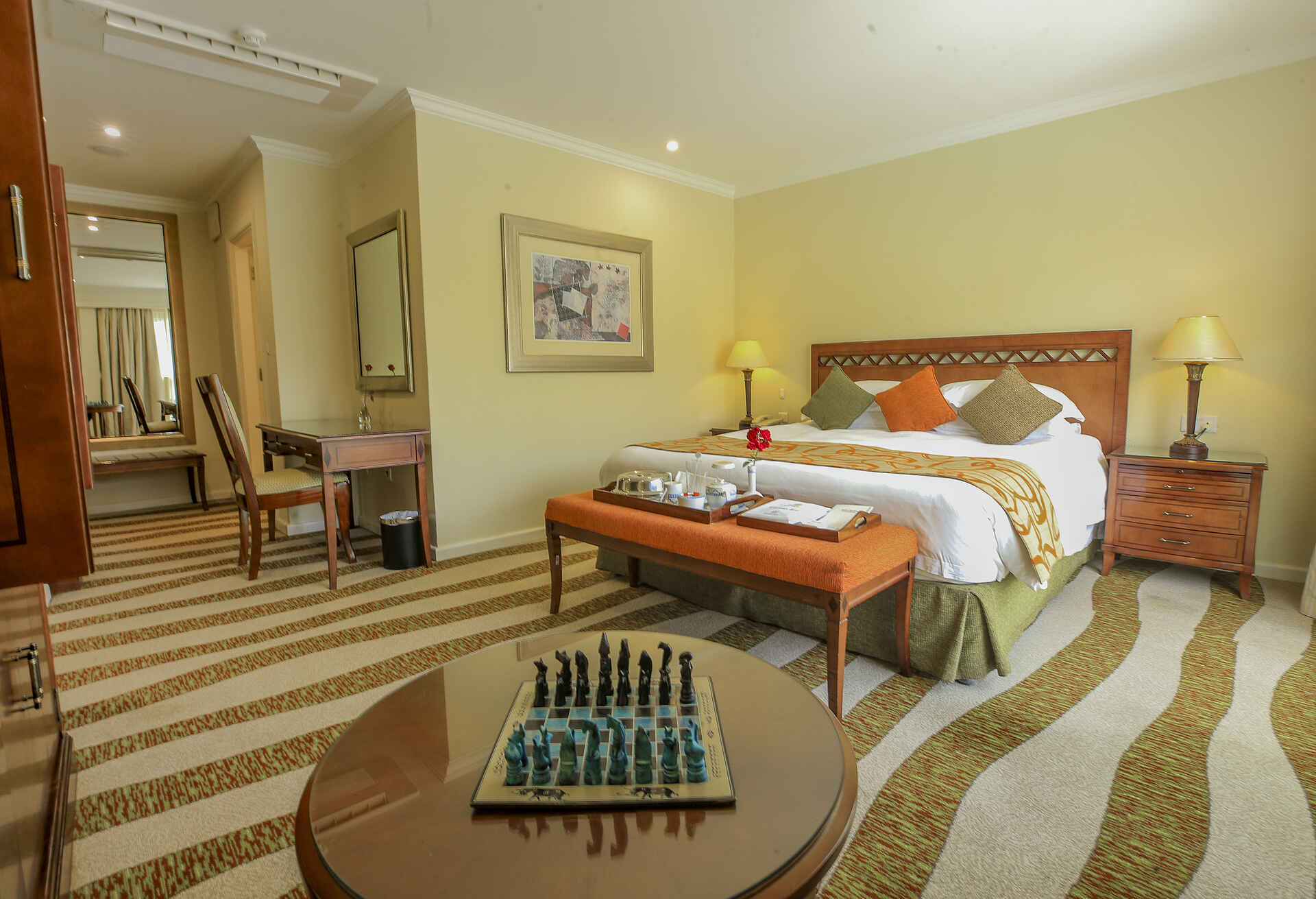 Kigali Serena Hotel: Schlafzimmer der Exekutive Suite Kigali Serena Hotel: Schlafzimmer der Exekutive Suite