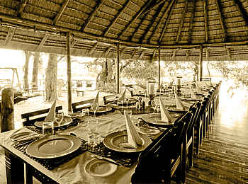 Lagoon Camp: Restaurantbereich Lagoon Camp: Restaurantbereich