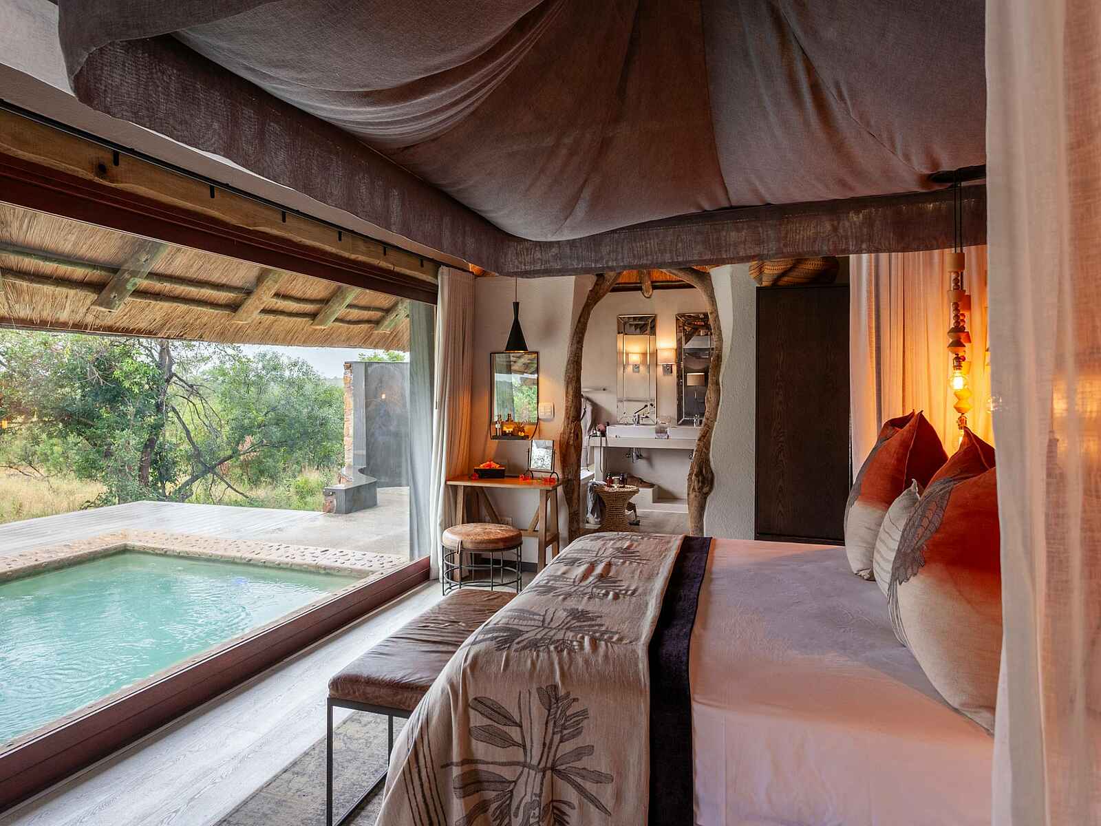 Leopard Hills: Doppelbett Leopard Hills: Doppelbett