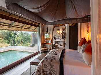 Leopard Hills: Doppelbett