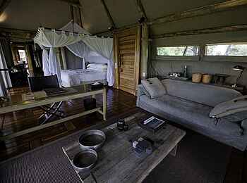 Little Mombo Camp: Zeltinterieur Little Mombo Camp: Zeltinterieur