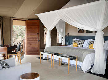 Sanctuary Swala: Das Zeltinnere