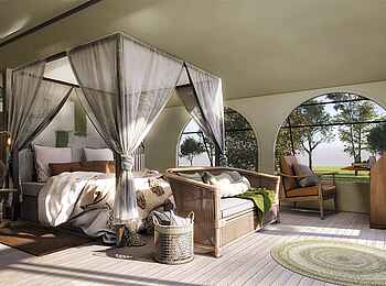 Tumani Tented Camp: Schlafbereich