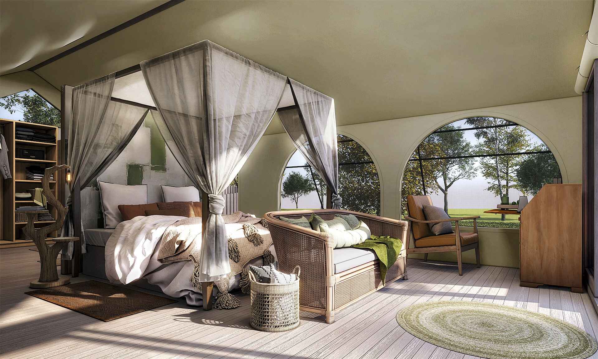 Tumani Tented Camp: Schlafbereich
