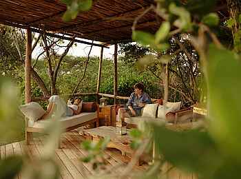 Kusini Serengeti Camp: Terrasse 