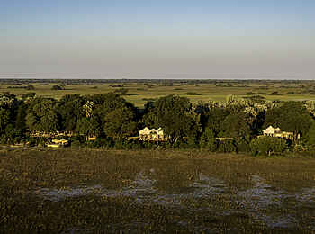 Kwetsani Camp: Blick auf die Lodge Kwetsani Camp: Blick auf die Lodge