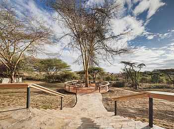 Lewa Safari Camp: Frühstück im Freien