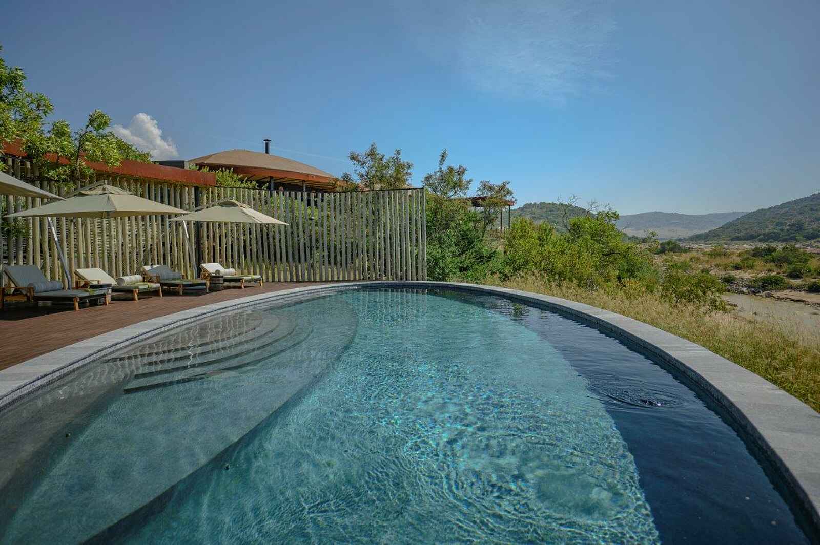 Madwaleni River Lodge: Am Pool Madwaleni River Lodge: Am Pool