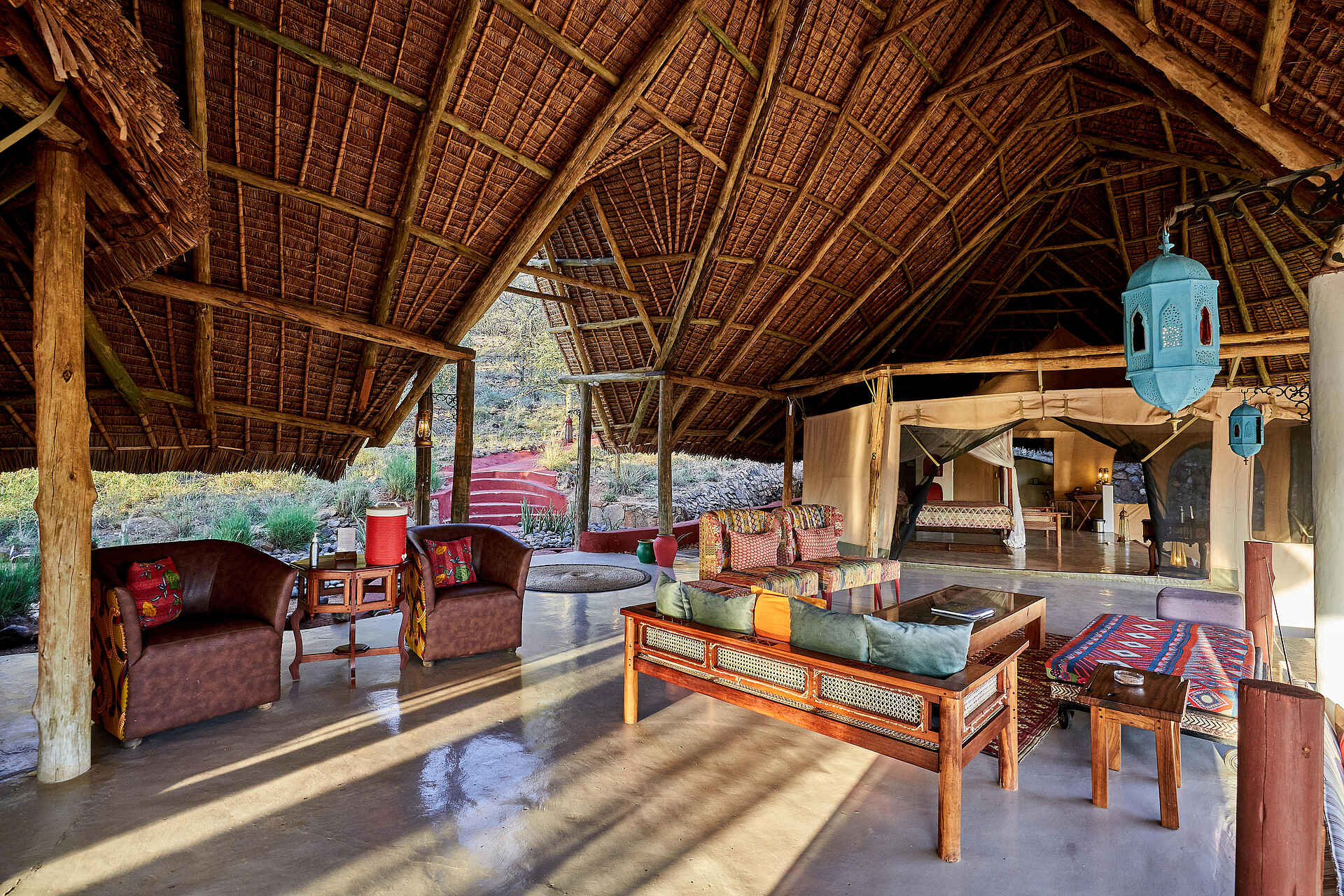 Sasaab Camp: In der Lounge