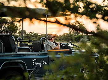 Singita Lebombo Lodge: Safarifahrzeug