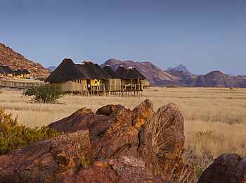 Sossus Dune Lodge: Gästechalets in der Halbwüste Sossus Dune Lodge: Gästechalets in der Halbwüste