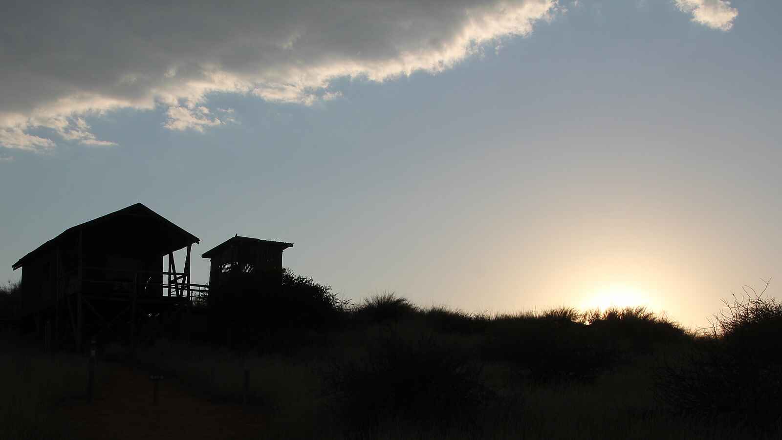 Teufelskrallen Tented Lodge: Sonnenuntergang Teufelskrallen Tented Lodge: Sonnenuntergang