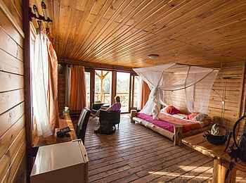 Cormoran Lodge: Innenbereich Chalet