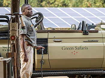 Shawa Luangwa Camp: E-Fahrzeug