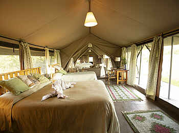 Porini Amboseli Camp: Doppelbett Porini Amboseli Camp: Doppelbett