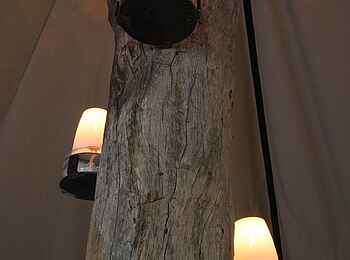 Sango Safari Camp: Öllampen