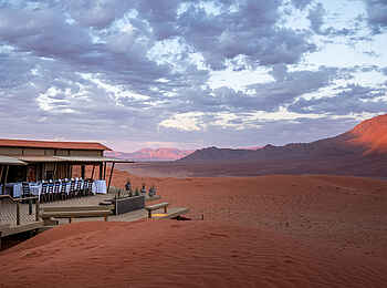 Wolwedans Desert Lodge: Essbereich Wolwedans Desert Lodge: Essbereich