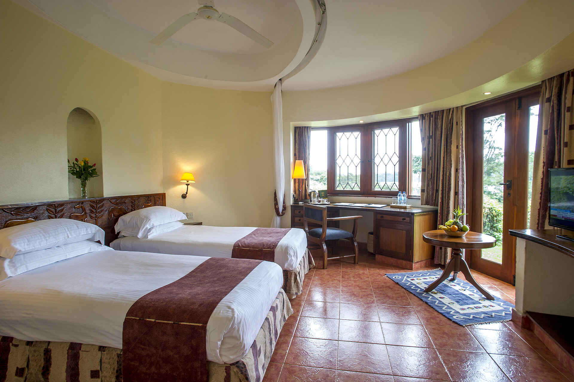 Arusha Serena Hotel: Ein Zweibettzimmer