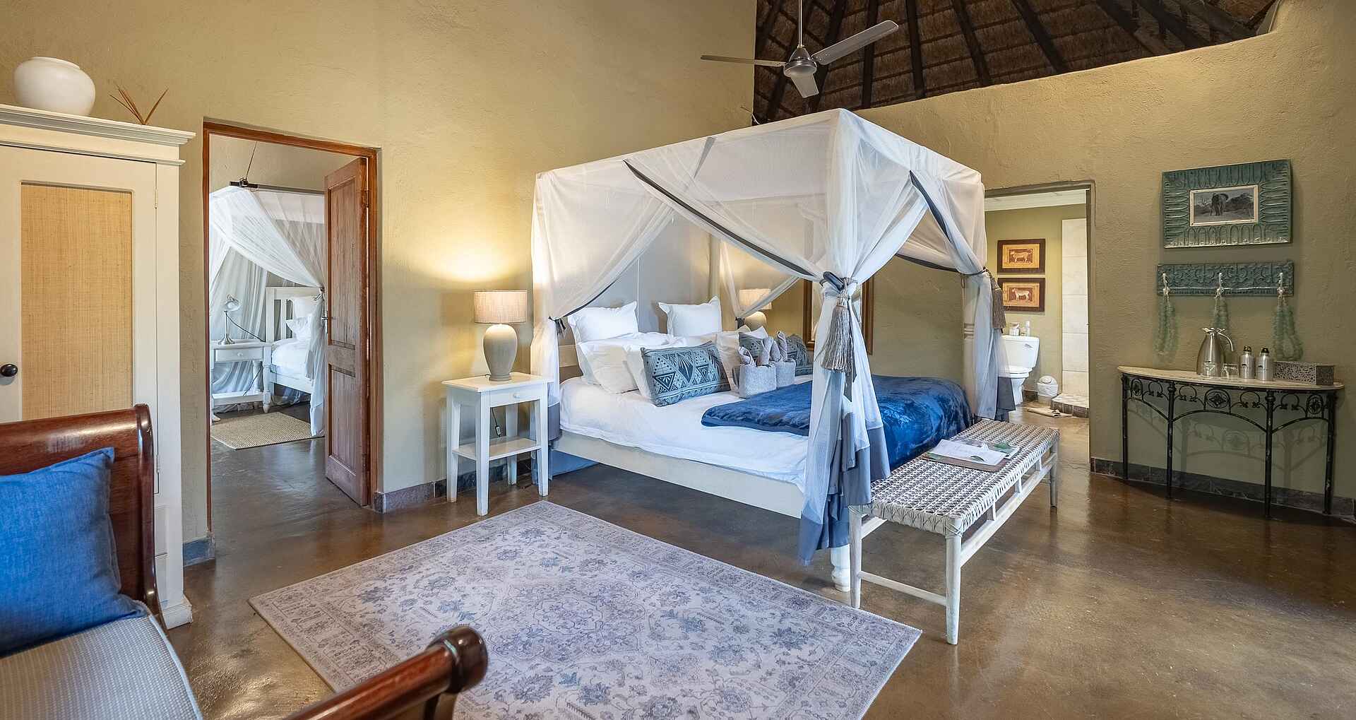 Kambaku Safari Lodge Südafrika: Ein Familien Chalet mit Verbindungstür