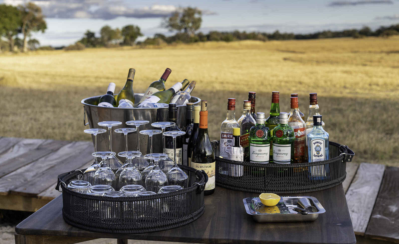 Kiri Camp: Die Sundowner Bar Kiri Camp: Die Sundowner Bar