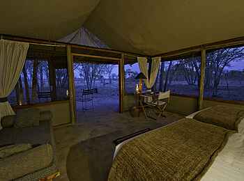 Little Makalolo Camp: Zeltinterieur Little Makalolo Camp: Zeltinterieur