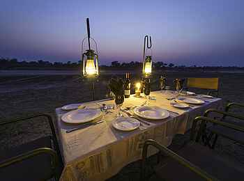Luangwa Bush Camping: Dinner